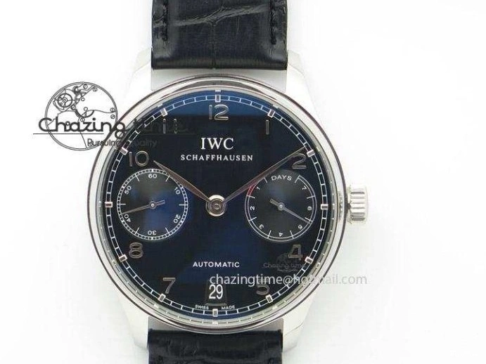MIROTIME 0327 Portuguese Real PR IW500112 ZF 1:1 Laureus Edition On Black Leather Strap A Flexible 7369